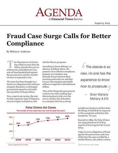 Fraud Case Surge Calls for Better Compliance