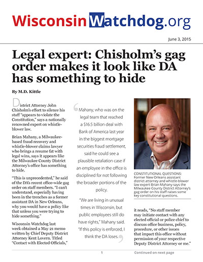 Legal expert: Chisholm’s gag order makes it look like DA has something to hide