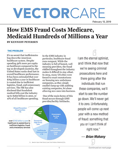 How EMS Fraud Costs Medicare, Medicaid Hundreds of Millions a Year