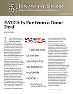 FATCA Is Far from a Done Deal