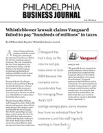 Whistleblower lawsuit claims Vanguard failed to pay "hundreds of millions" in taxes