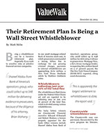 Their Retirement Plan Is Being a Wall Street Whistleblower