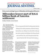 Milwaukee lawyer part of $16.6 billion Bank of America settlement