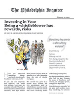 Investing in You: Being a whistleblower has rewards, risks