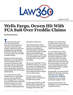 Wells Fargo, Ocwen Hit With FCA Suit Over Freddie Claims