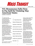 WI: Menomonee Falls Firm to Pay $3M for Violating 'Buy American' Rules