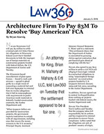 Architecture Firm To Pay $3M To Resolve 'Buy American' FCA