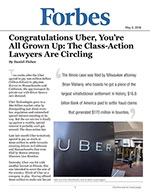 Congratulations Uber, You're All Grown Up: The Class-Action Lawyers Are Circling