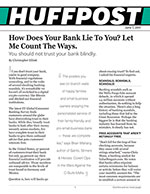 How Does Your Bank Lie To You? Let Me Count The Ways.
