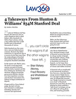 4 Takeaways From Hunton & Williams' $34M Stanford Deal